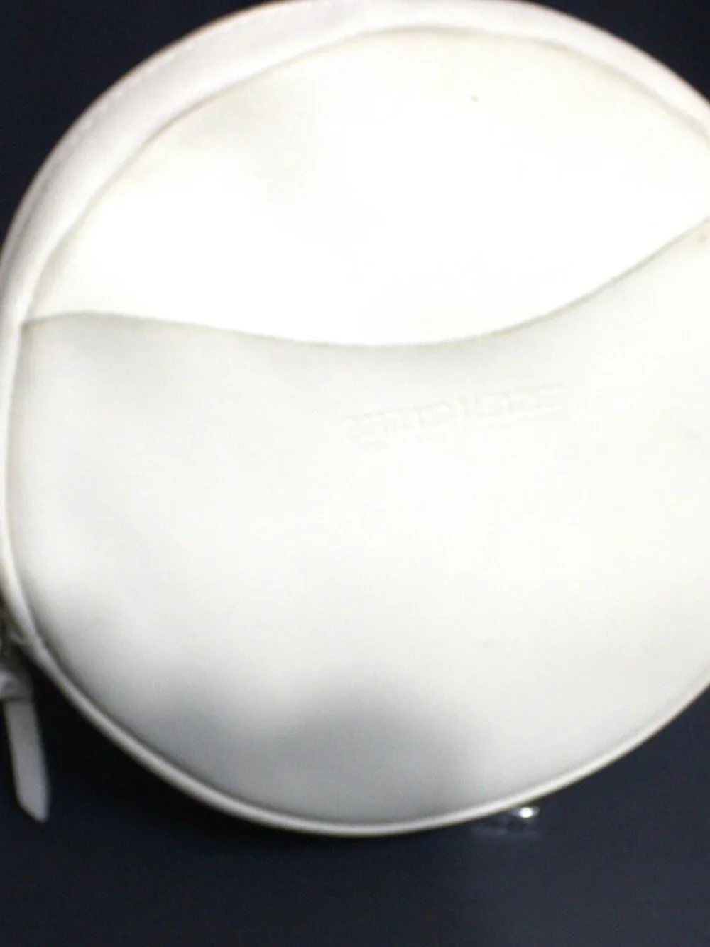 Portland Leather Goods, Bone Leather Circle Crossbody Handbag, Gold Hardware